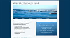 Desktop Screenshot of leshkowitzlaw.com